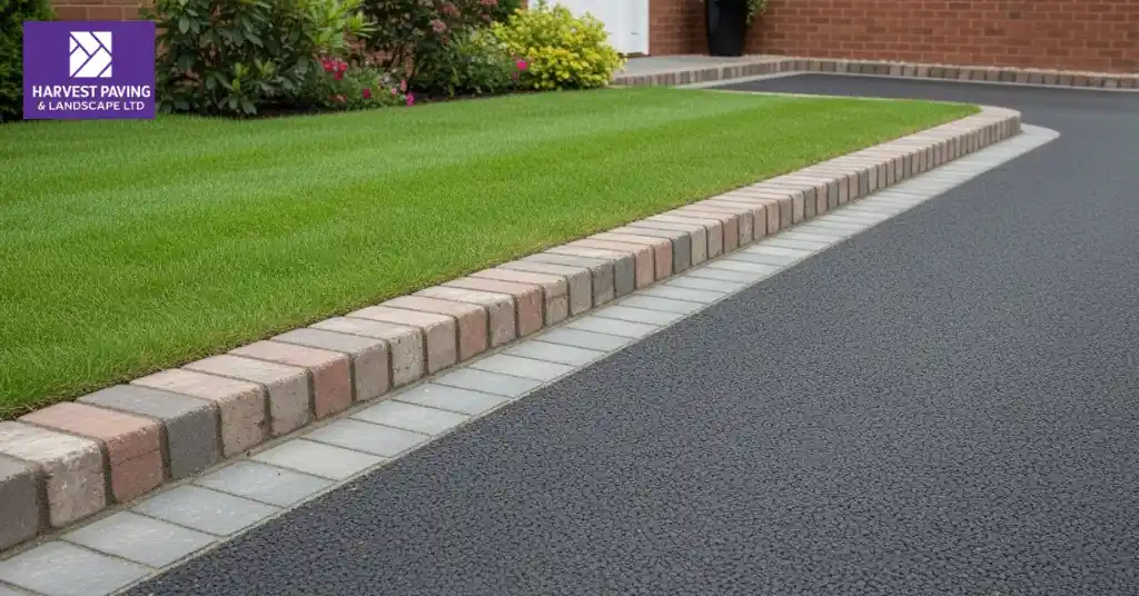 Raised Curb Driveway Borders